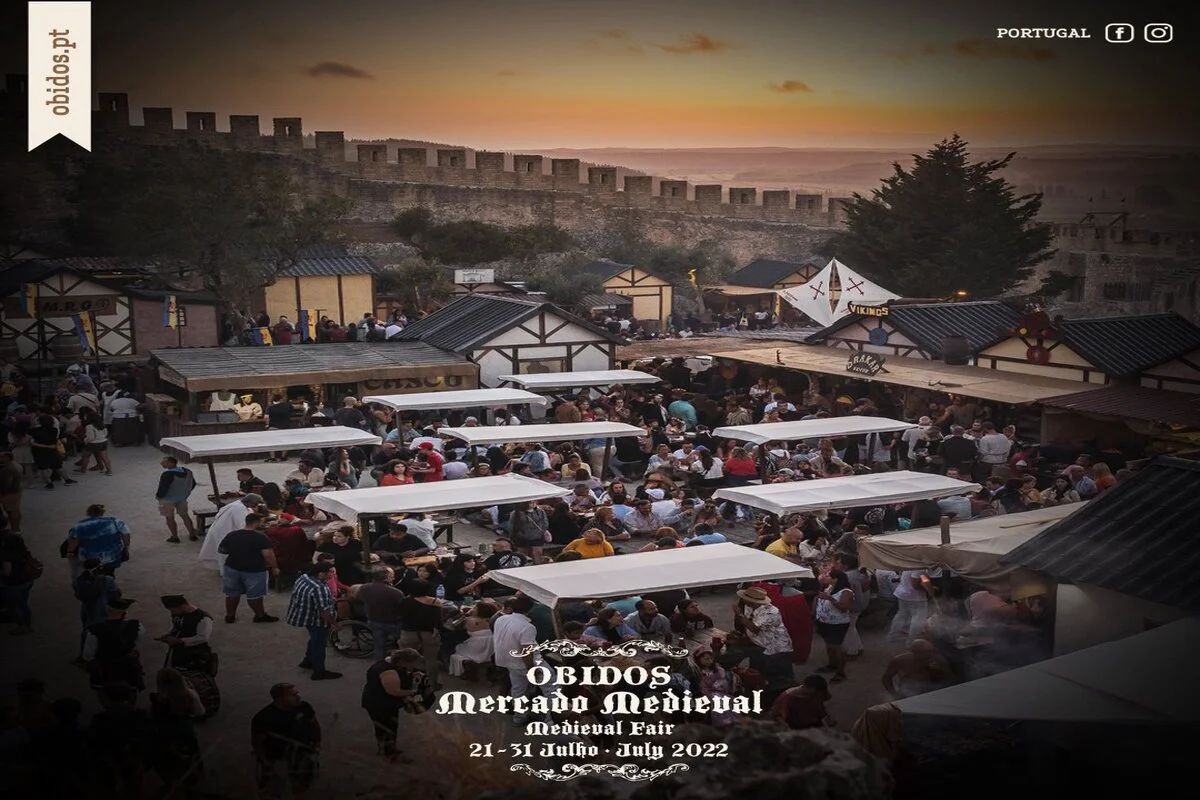 Imagem promocional do Festival Medieval de Óbidos de 2022
