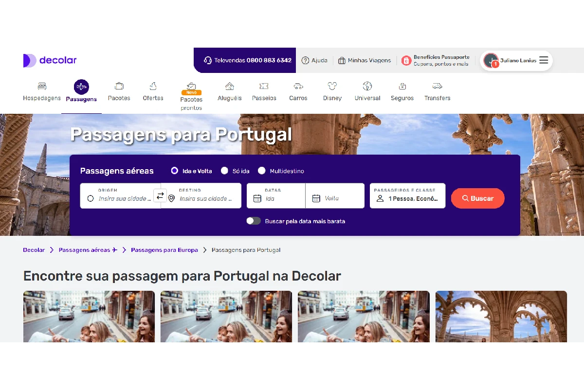 Plataforma Decolar.com