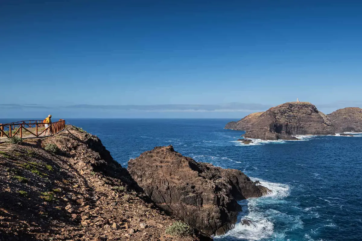 Miradouros com vista para o mar