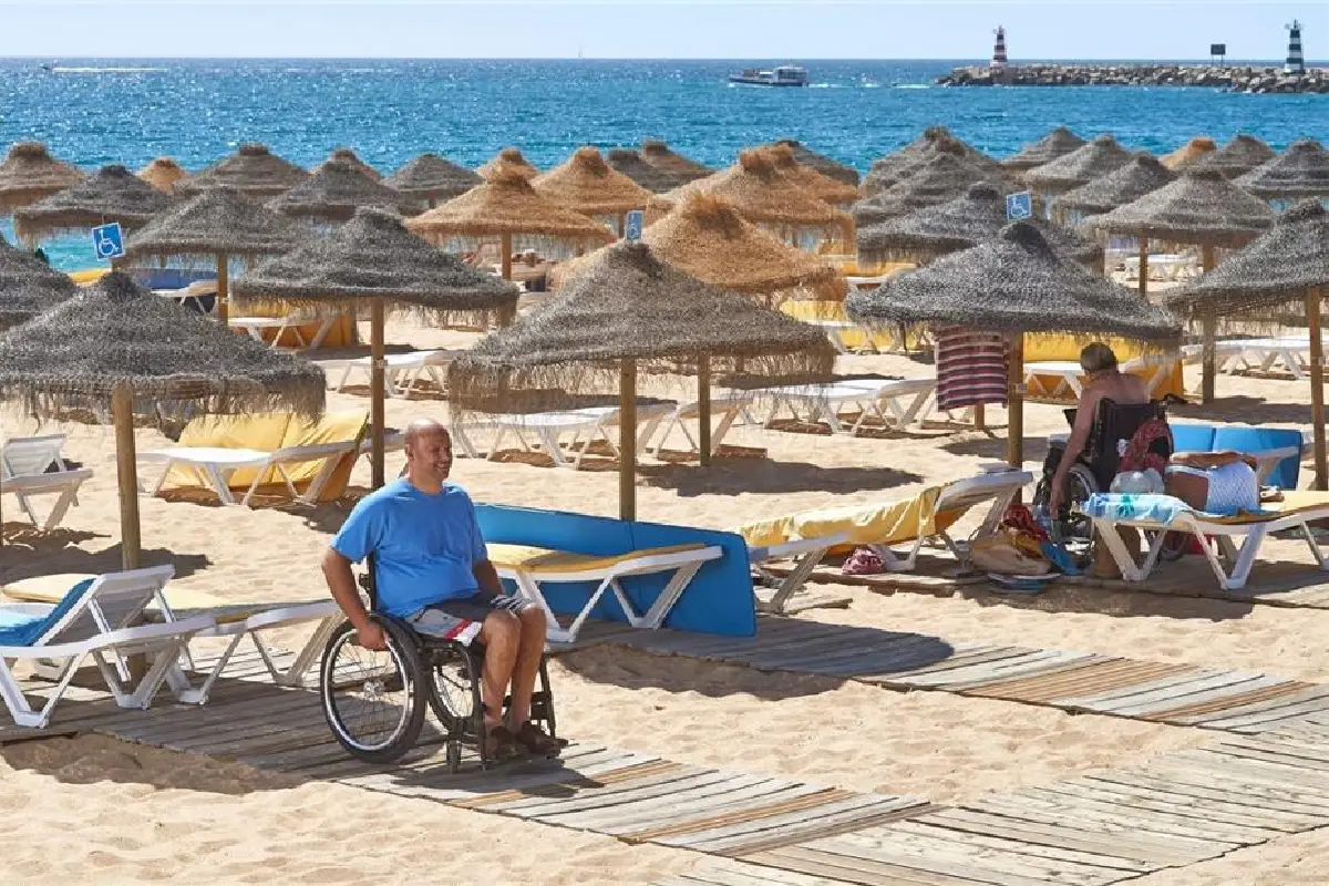 Praia de Vilamoura, no Algarve
