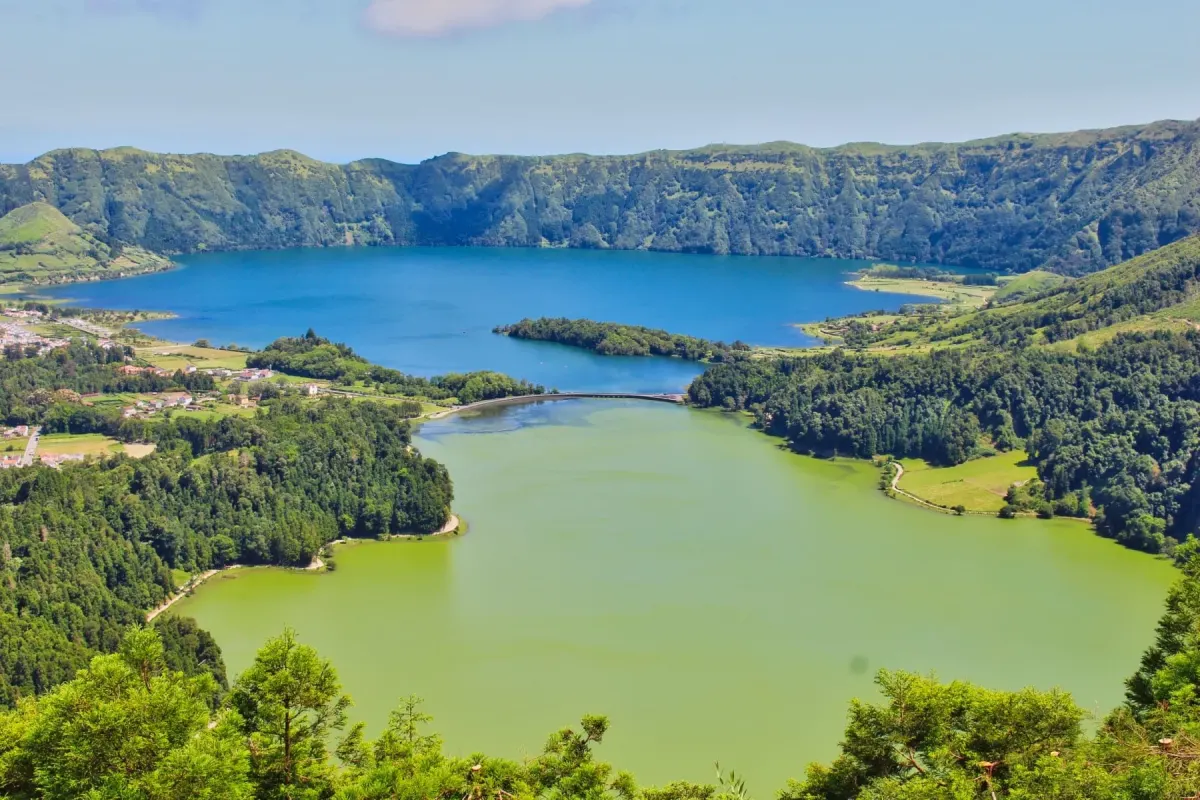 Lagoa Azul e Lagoa Verde, nos Açores