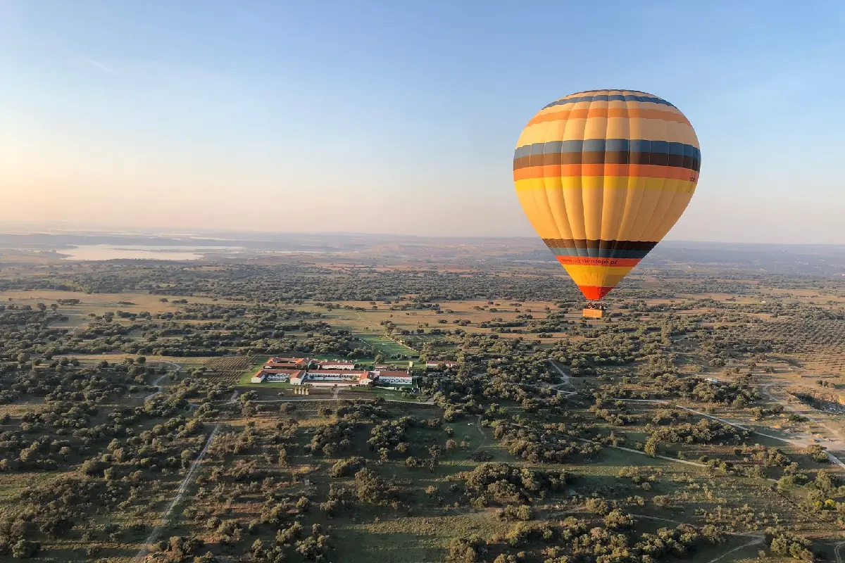 Passeio de balão em Portugal