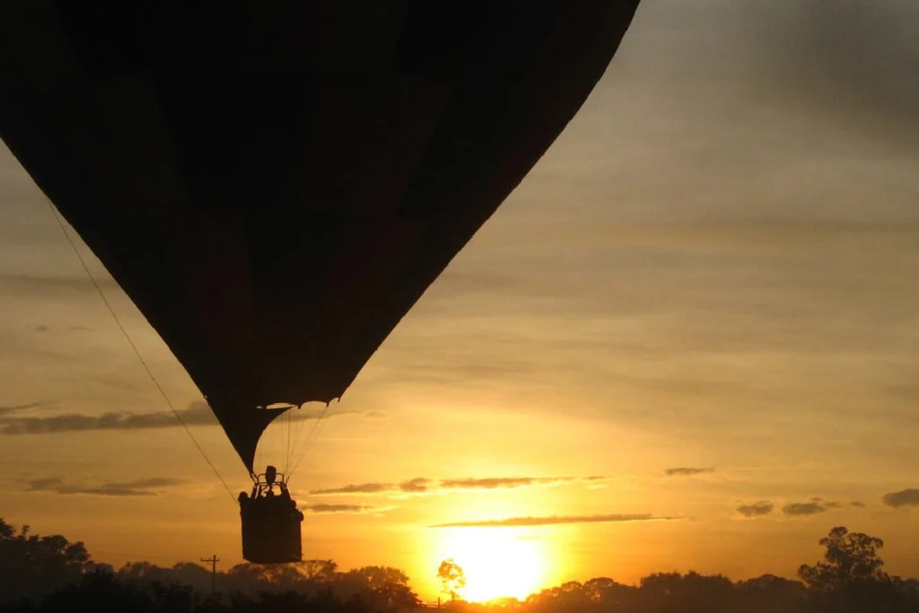 Passeio de balão em Portugal