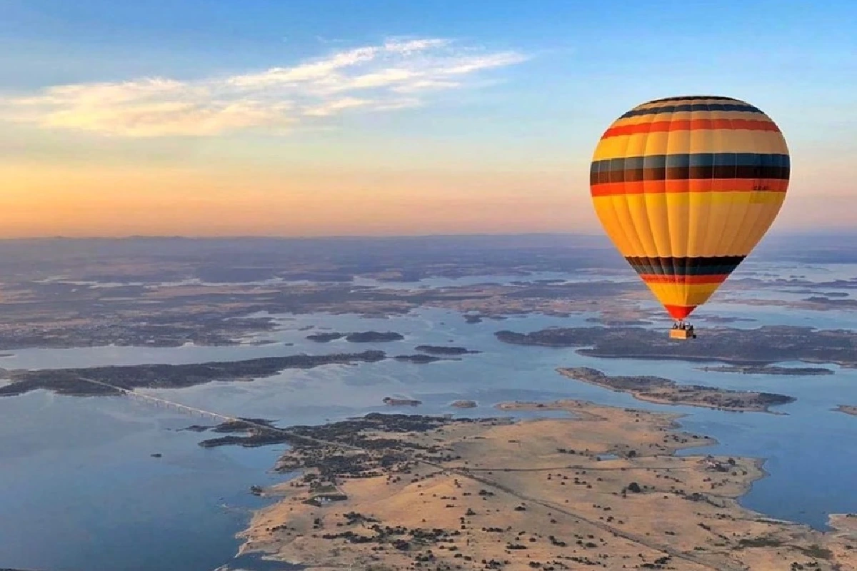 Passeio de balão em Portugal