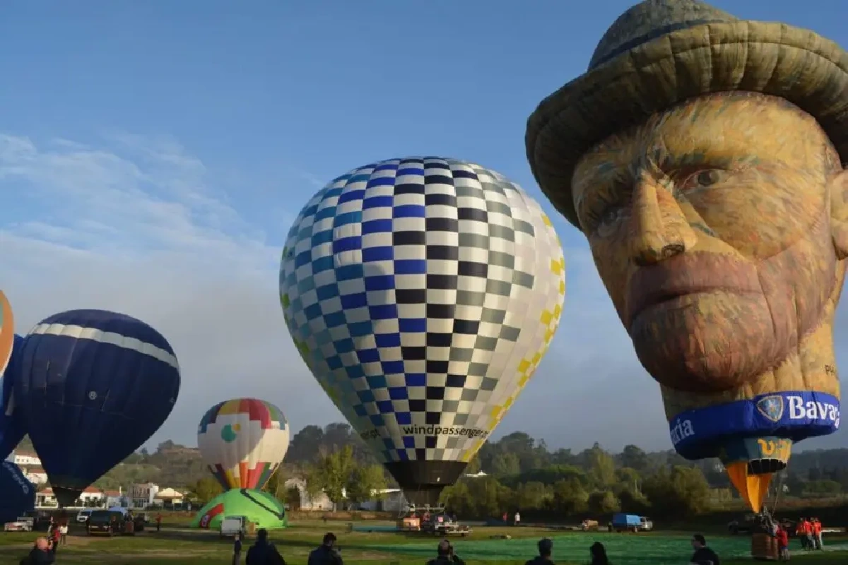 Passeio de balão em Portugal