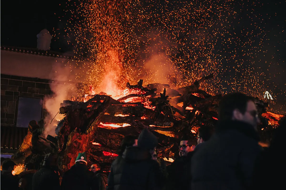Madeiro de Natal no Alentejo