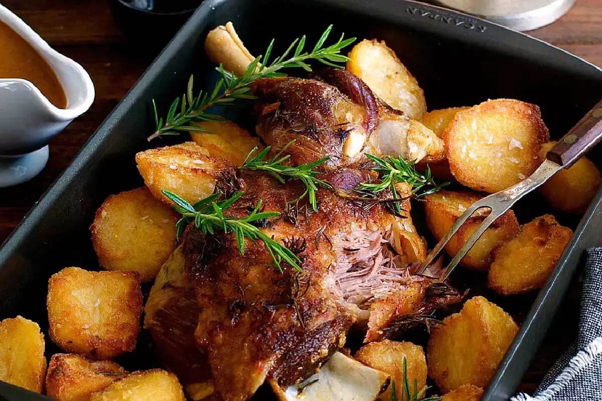 Cabrito Assado no Forno à Lenha